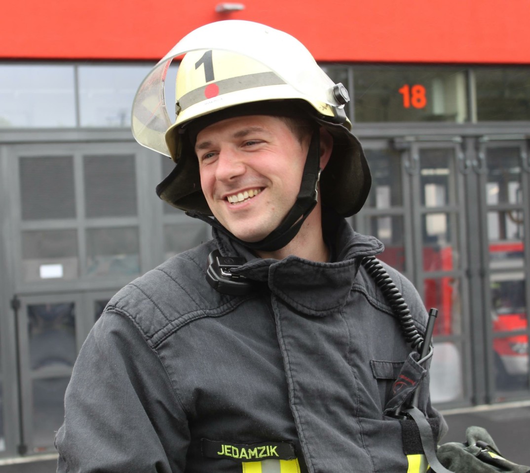 Andreas Jedamzik ist seit 25 Jahren Feuerwehrmann in Dortmund.