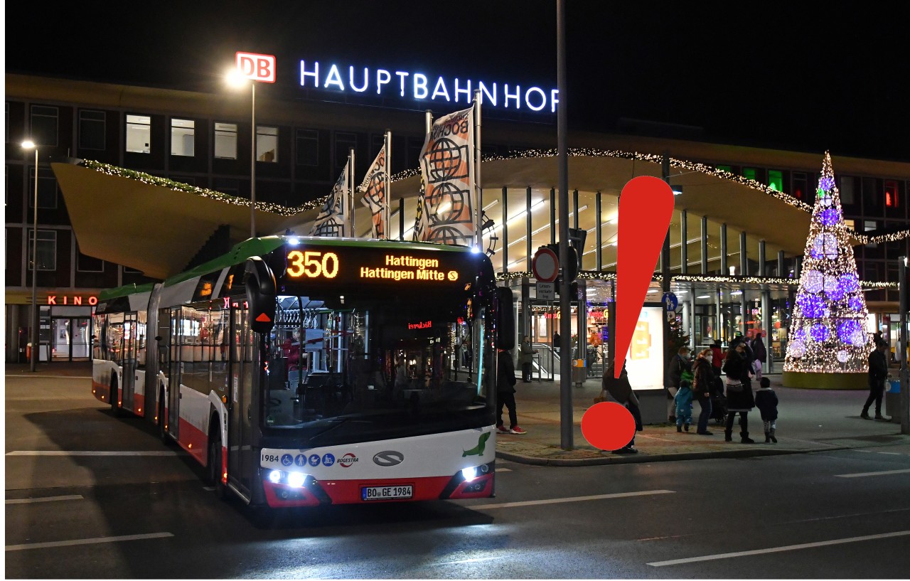 Bochum: Ein Mann machte wirklich ekelhaftes in einem Bus. (Archivbild)