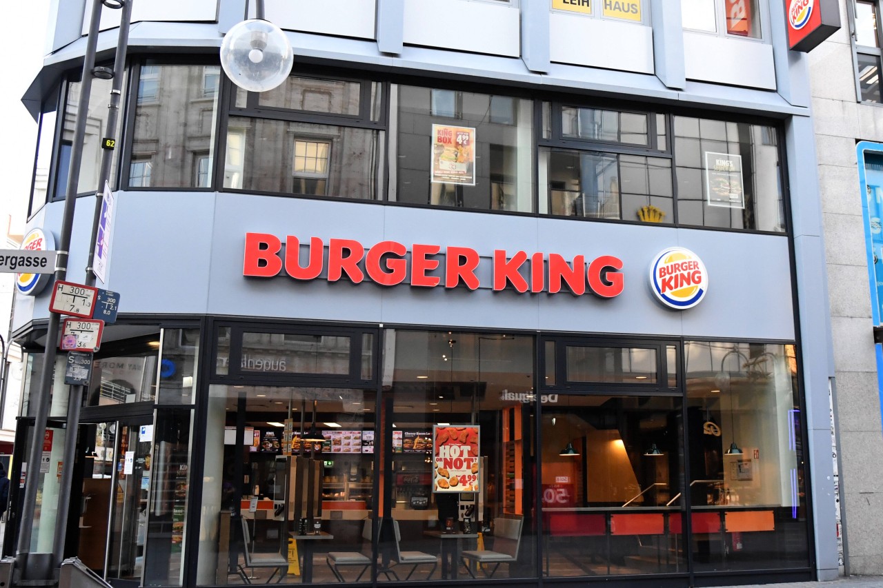 In der Schildergasse in Köln (NRW) öffnet Burger King einen Pop-Up-Store mit besonderen Produkten. 