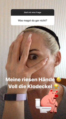 Daniela Katzenberger mag ihre Hände nicht. Das gesteht sie auf Instagram.