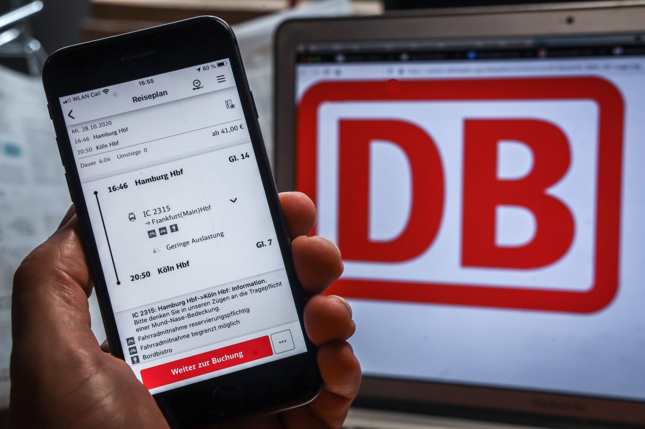 Deutsche Bahn: Die Entschädigung kann über die App oder Website beantragt werden. 