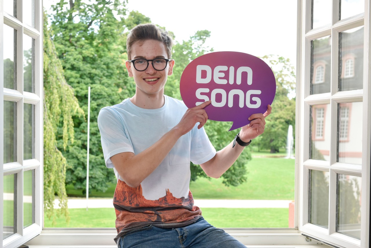 Sebastian aus Mannheim hat sich mit seinem selbst geschriebenen Song „Break“ beworben.