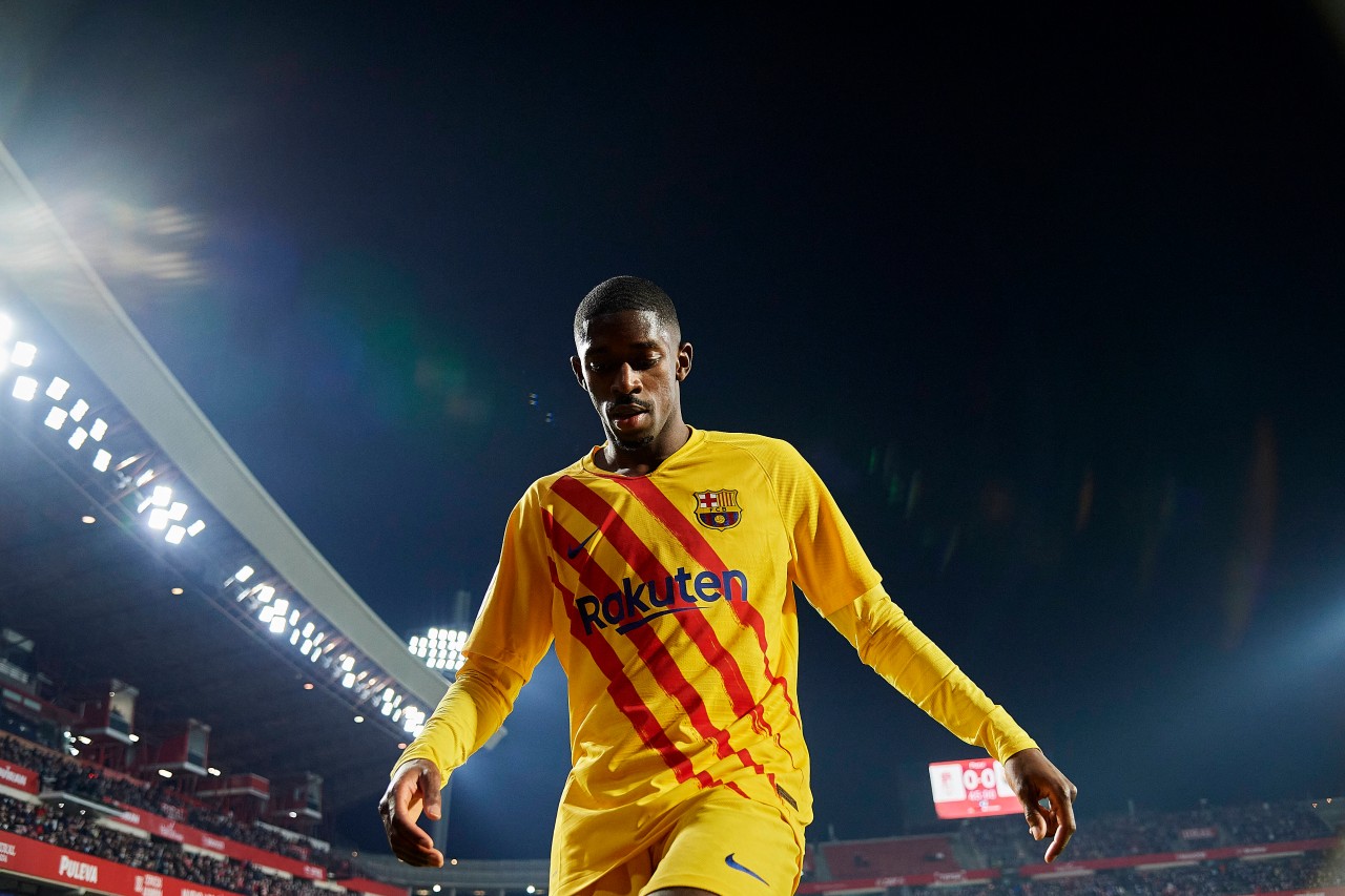 Ousmane Dembélé im Trikot des FC Barcelona.