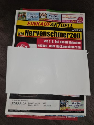 Deutsche Post: Werbeprospekt werden nun in eine Papierbanderole verpackt. 