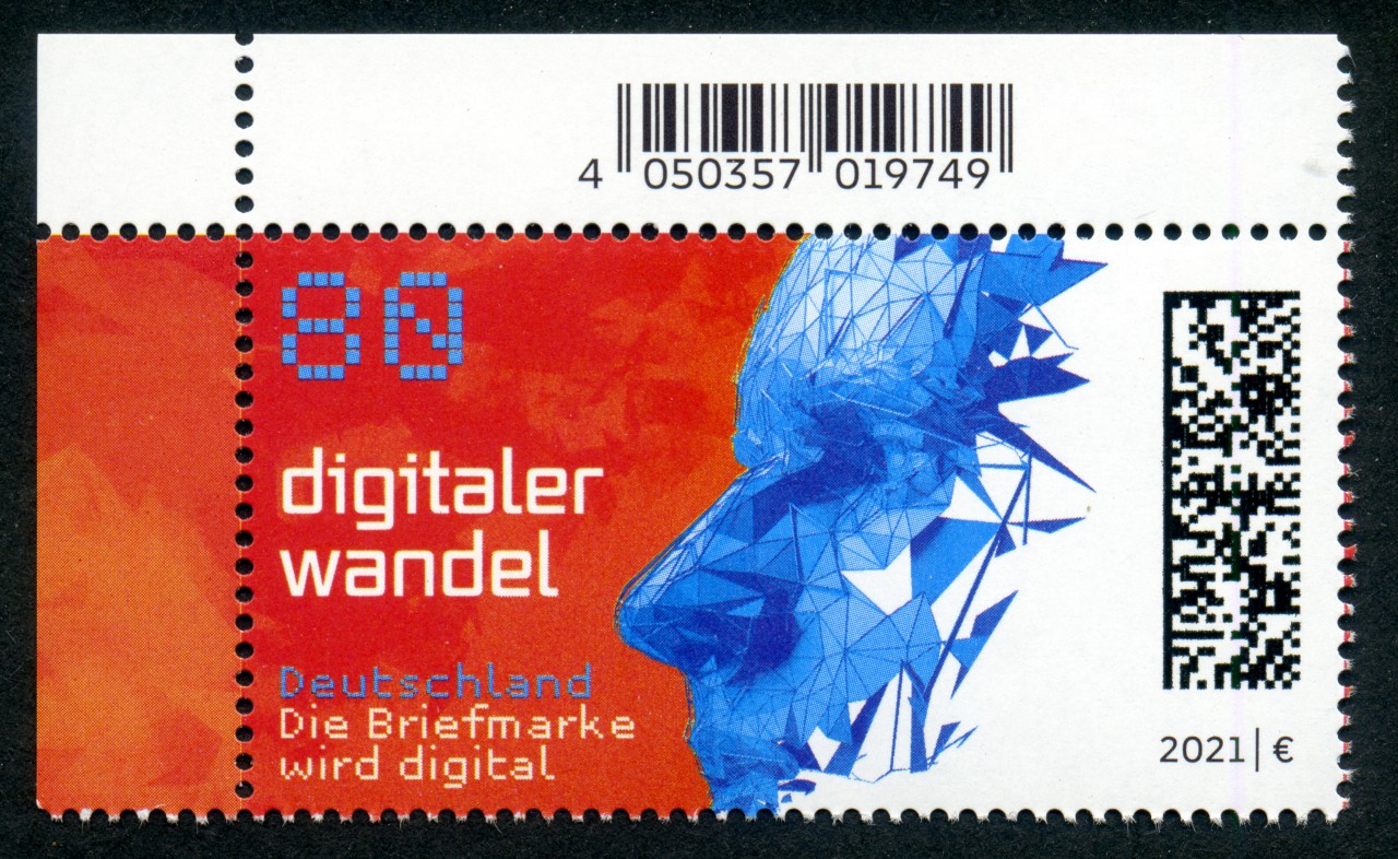 Deutsche Post: Neue Briefmarke mit Matrixcode - ein Detail sorgt für Spott. Entdeckst du es?