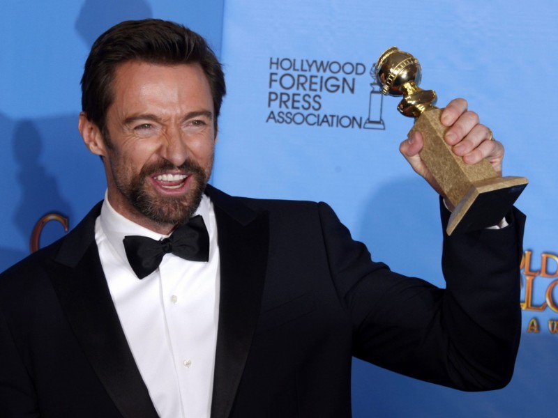 2013 gewann Hugh Jackmann einen Golden Globe für seine Rolle in Les Misérables, 2008 war er Sexiest Man Alive.