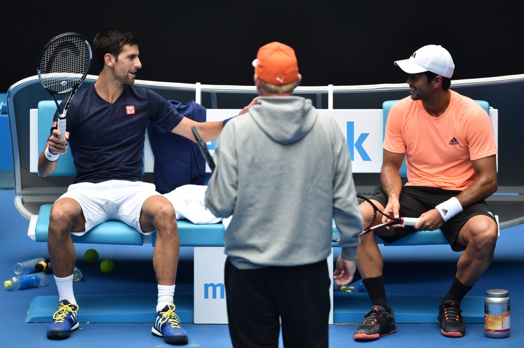 Boris Becker bereitet Novak Djokovic auf die Australian Open vor.