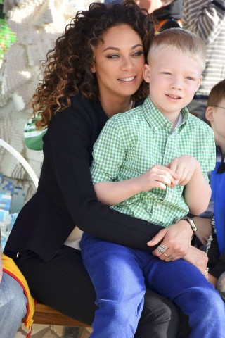 Lilly Becker mit dem gemeinsamen Sohn Amadeus im April 2017. Im Mai 2018 gaben Boris und Lilly ihre Trennung bekannt. 