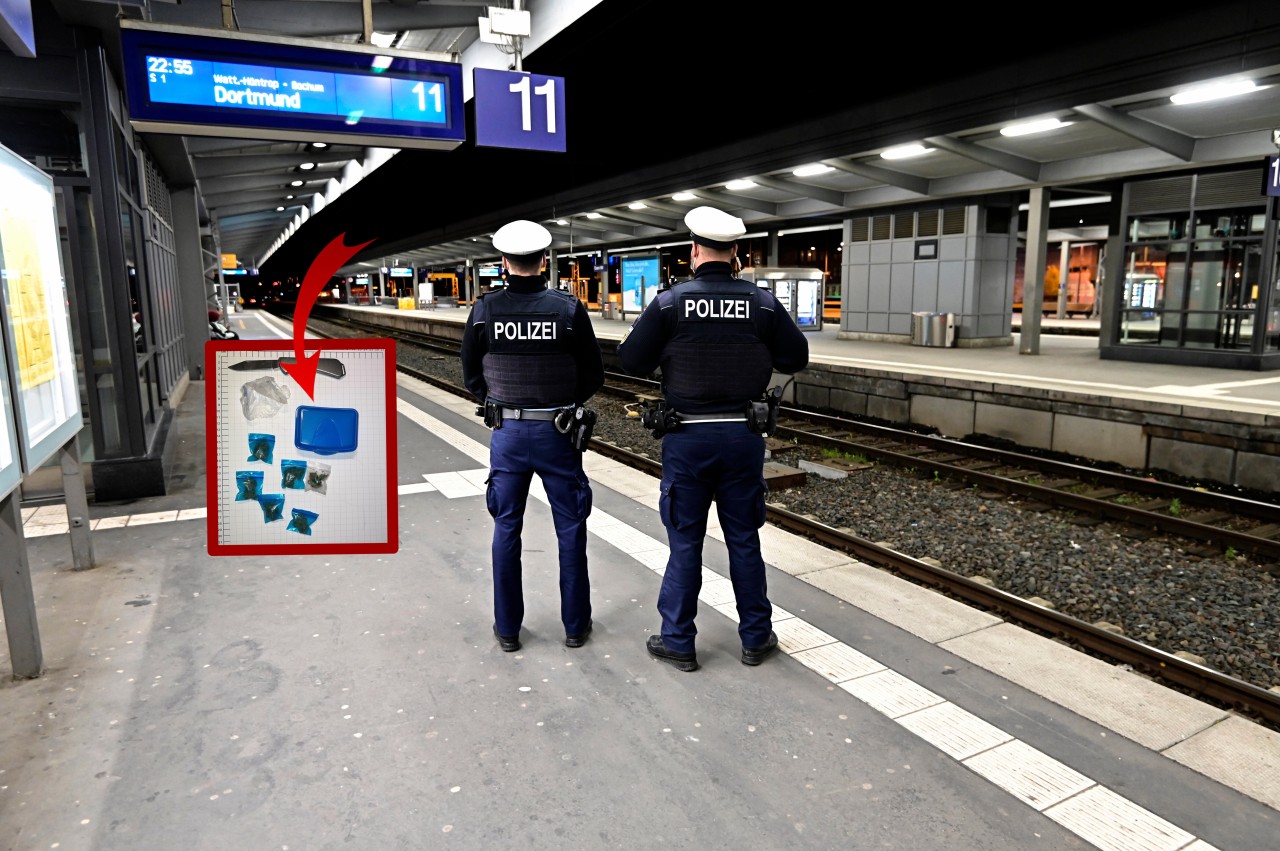 Essen Hauptbahnhof: Die Polizei hat einen Mann kontrolliert, der daraufhin Reißaus nehmen wollte. (Symbolbild)