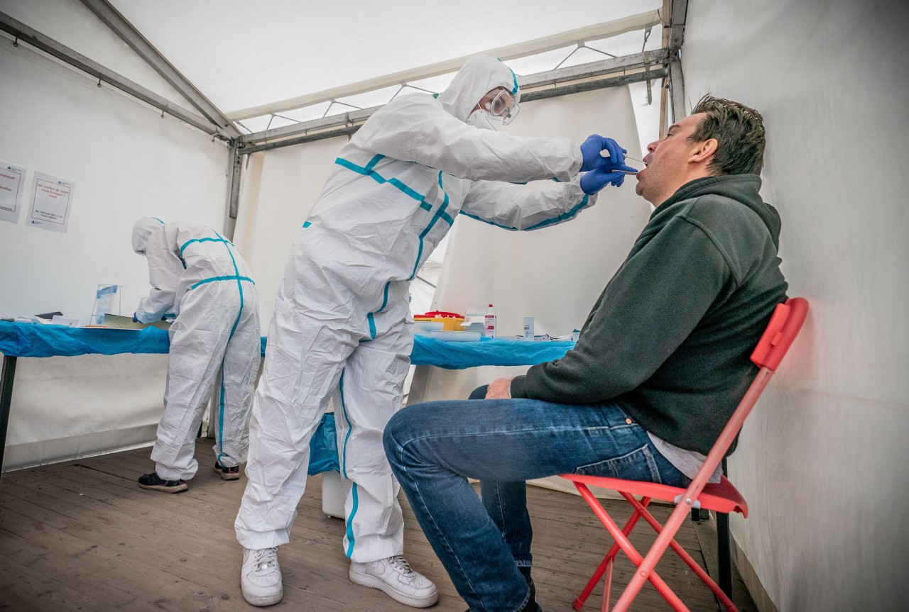 Reporter zählen deutlich weniger Getestete, als MediCan meldet. (Symbolbild)