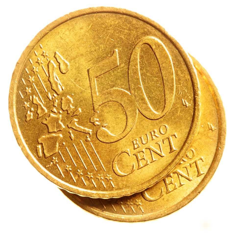 Euro: Bei einer 50-Cent-Münze solltest du genauer hinsehen, denn sie ist ein kleines Vermögen wert. (Symbolbild)