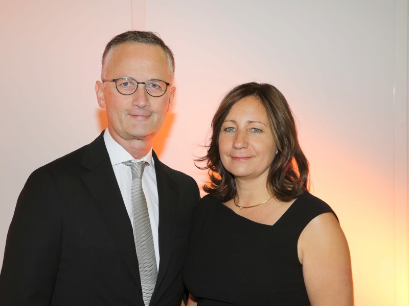 Michael Wüller, einer der Geschäftsführer der Funke Mediengruppe, mit seiner Frau Martina.