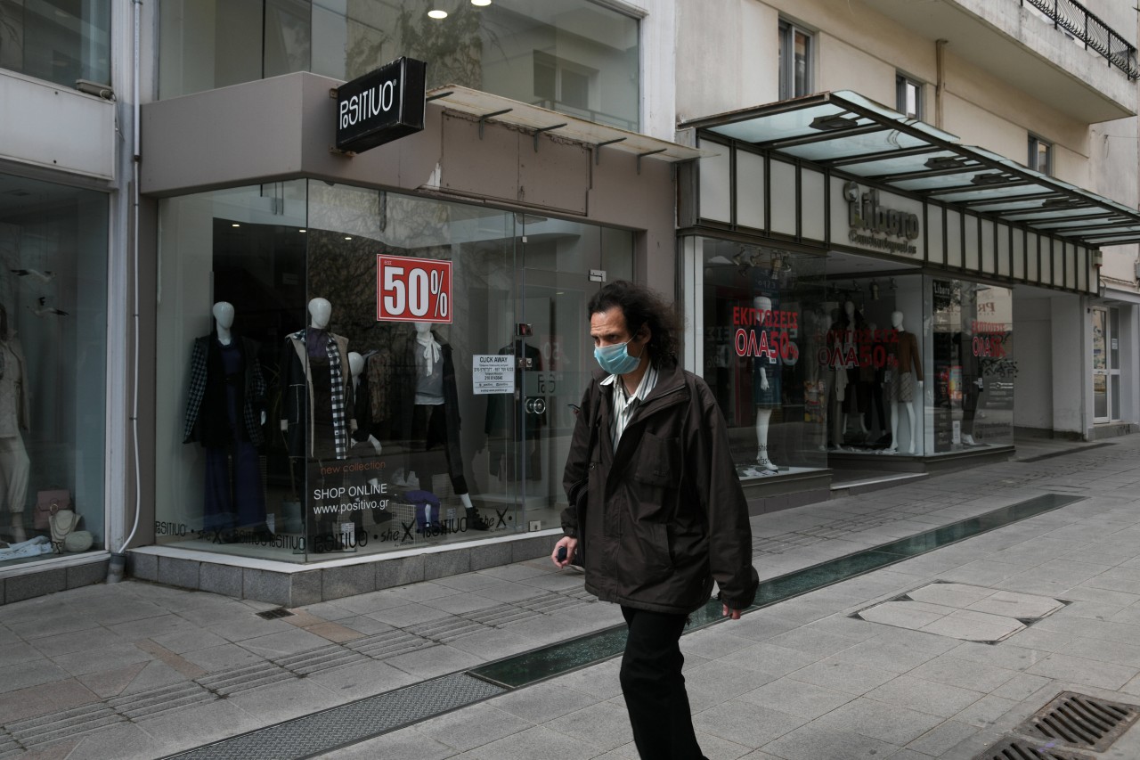 Athen im Lockdown: Auch Griechenland ist derzeit stark von der Corona-Pandemie betroffen und gilt als Risikogebiet. (Aufnahme vom 30. März 2021)