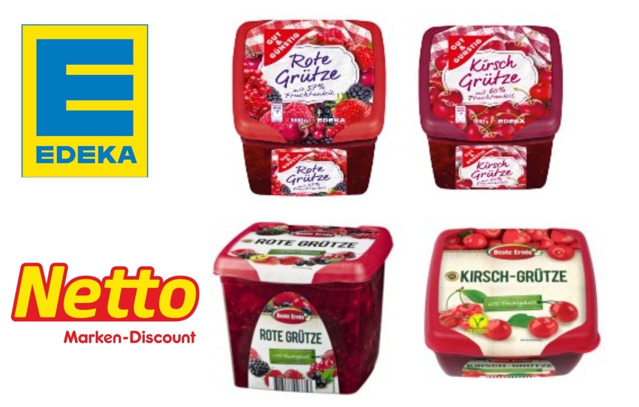 Edeka und Netto rufen Rote Grütze zurück.