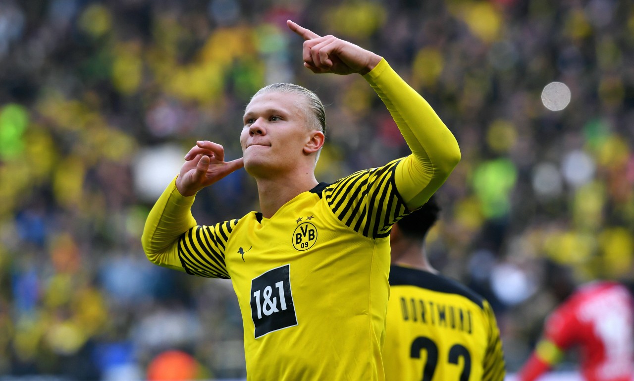 Borussia Dortmunds Superstar Erling Haaland steht auf praktisch jedem Wunschzettel.