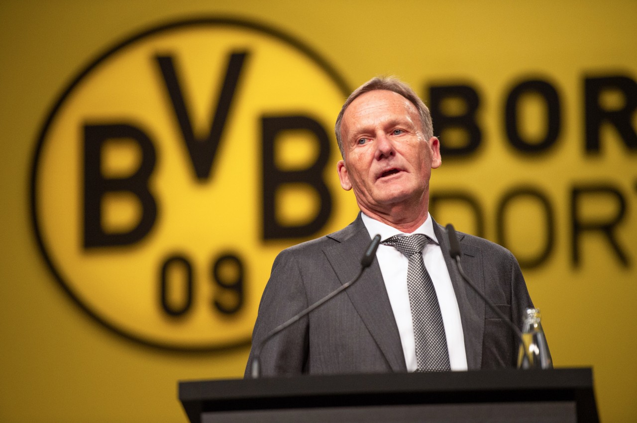Hans-Joachim Watzke, Geschäftsführer von Borussia Dortmund, sprach am Montag vor den BVB-Aktionären.