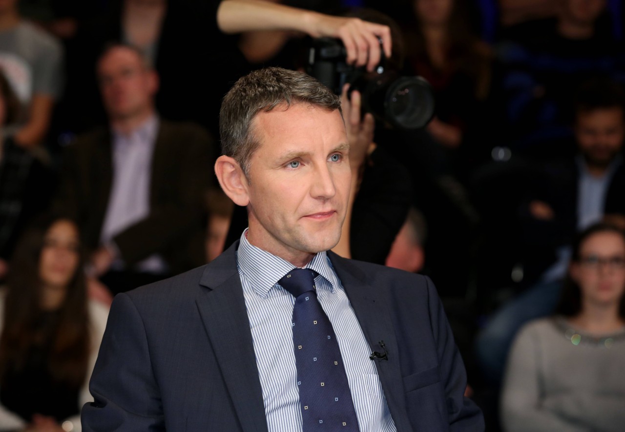 AfD-Politiker Björn Höcke als Gast in der ZDF-Talkshow „maybrit illner“ (25.09.2014)
