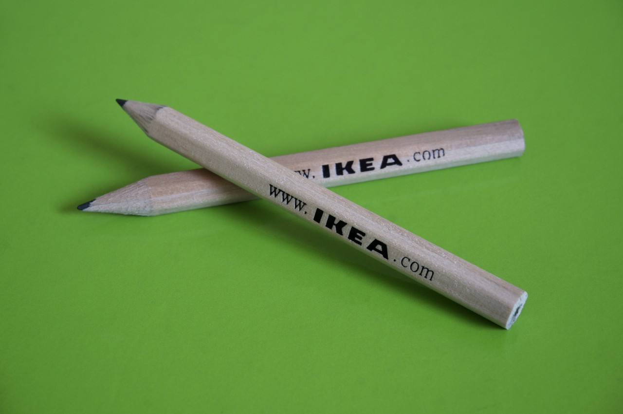 Darf man Bleistifte und Co. bei Ikea einfach so mitnehmen? 