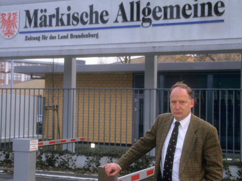 Alexander Gauland wurde nach der Wende Herausgeber der „Märkischen Allgemeine Zeitung“.