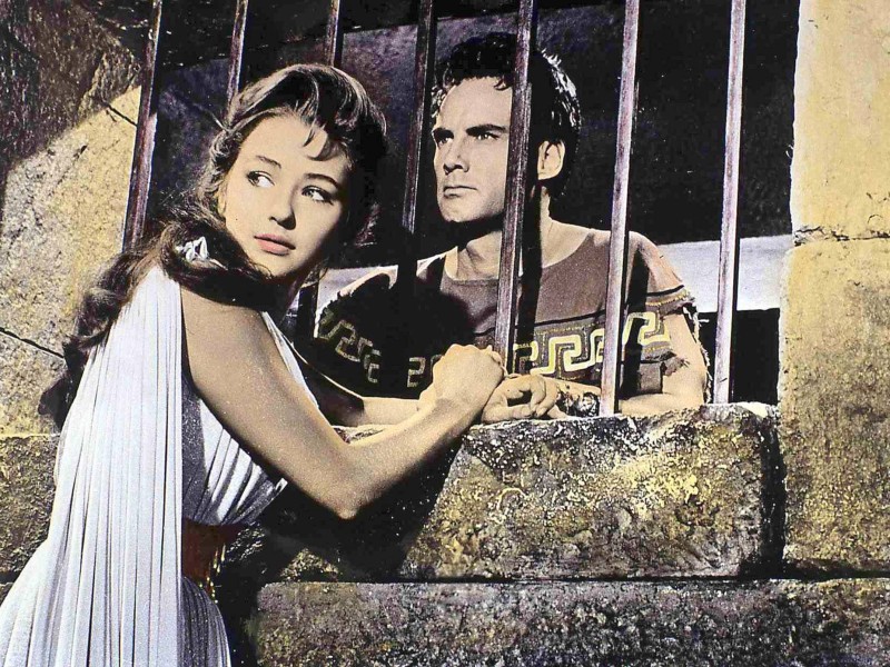 „Die letzten Tage von Pompeji“: An der Seite von Steve Reeves spielte Kaufmann 1959 die junge Christin Elena, die zum Tod verurteilt ist. 