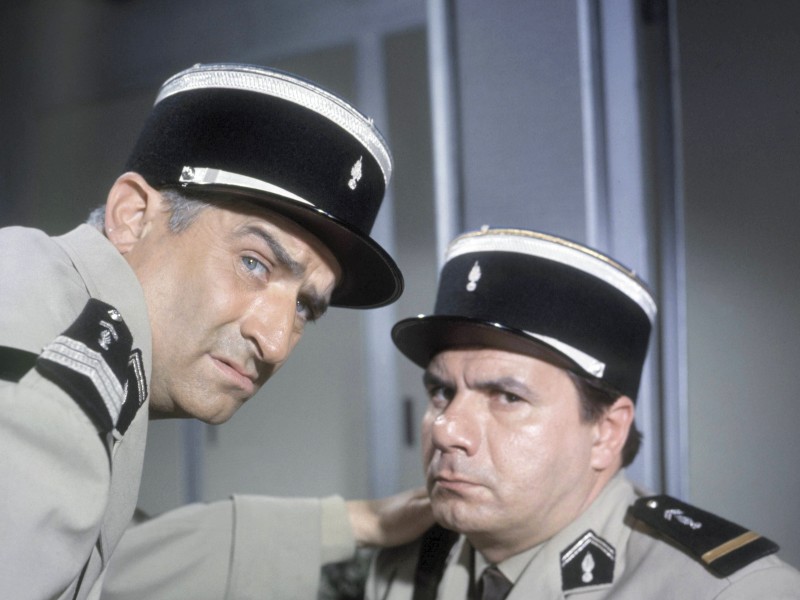 Als Polizist an der Seite von Louis de Funès wurde er berühmt. Der französische Schauspieler Michel Galabru (r.) starb am 4. Januar mit 93 Jahren in Paris (Frankreich).