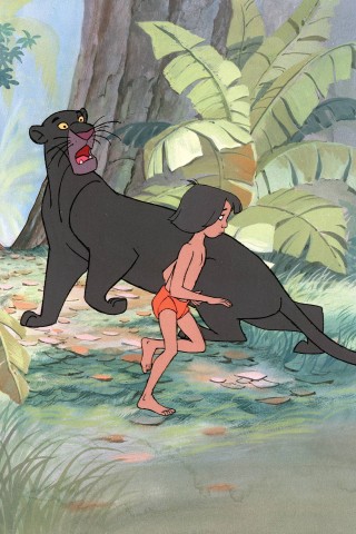 Das Dschungelbuch aus dem Jahr 1967 als Zeichentrickfilm mit vielen Musical-Elementen. Im Original wurde der Junge Mowgli von Brucer Reiterhman gesprochen. 