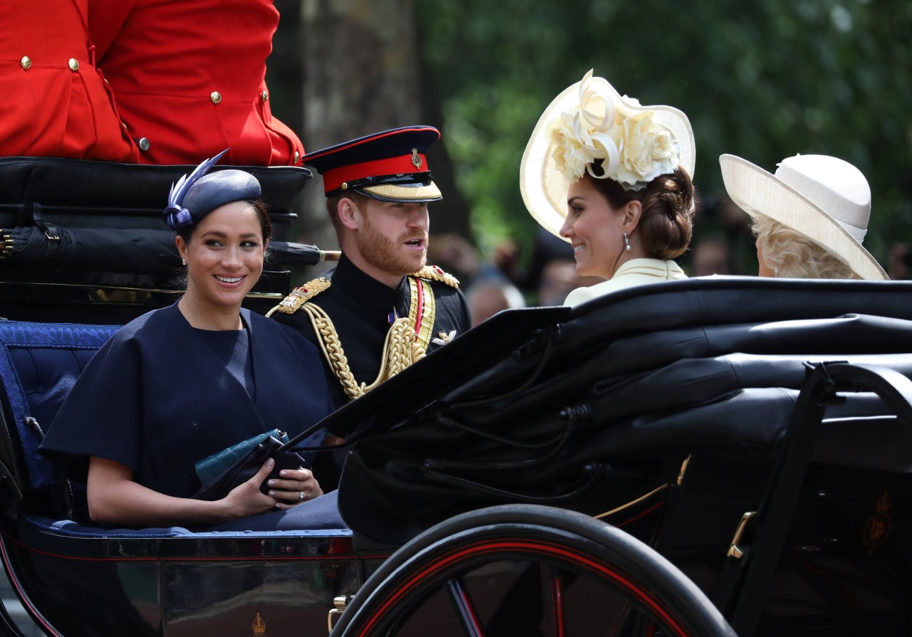 Prinz Harry, Meghan Markle, Kate Middleton und Camilla: Waren hier auch schon erste Risse bei den Royals?