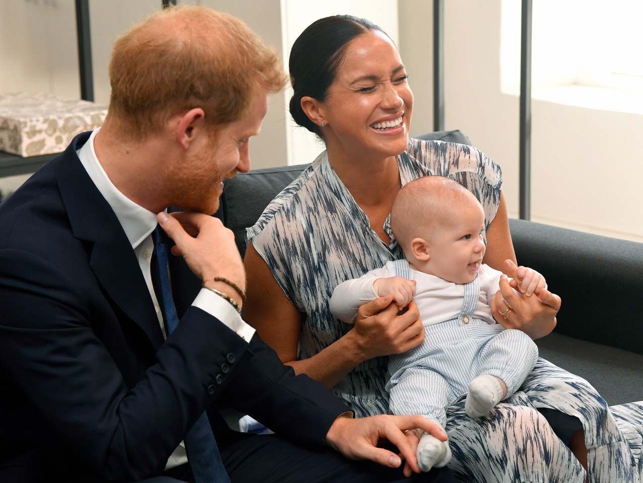 Prinz Harry, Meghan Markle und Baby Archie.