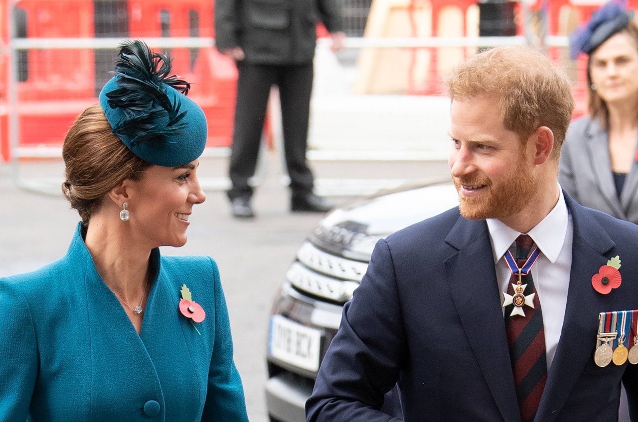 Royals: Herzogin Kate und ihre Schwager Prinz Harry wurden über die Jahre gute Freude. (Archivbild)
