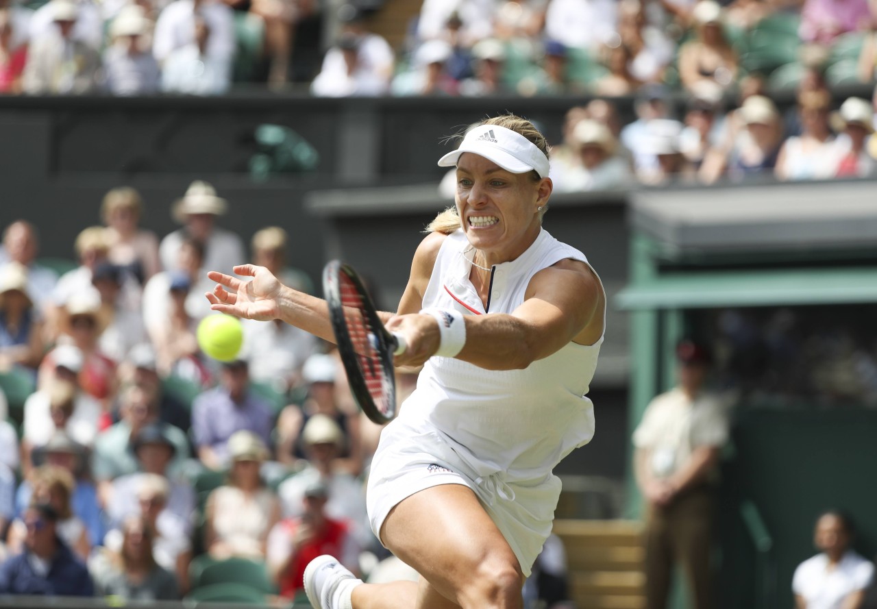 Angelique Kerber will um jeden Preis ins Wimbledon-Finale einziehen.