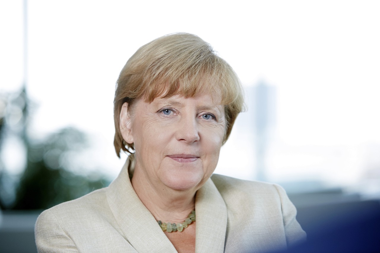 Am Grundrecht auf Asyl wird nicht gewackelt: Bundeskanzlerin Angela Merkel beim Interview mit dieser Redaktion. 