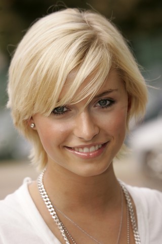 Lena Gercke als junges Model im Alter von 18 Jahren.
