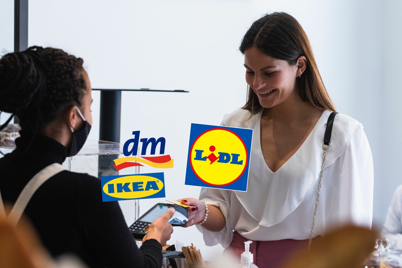 Zahlen bei Lidl, Ikea und dm könnte bald per hauseigenem Zahlsystem funktionieren. 