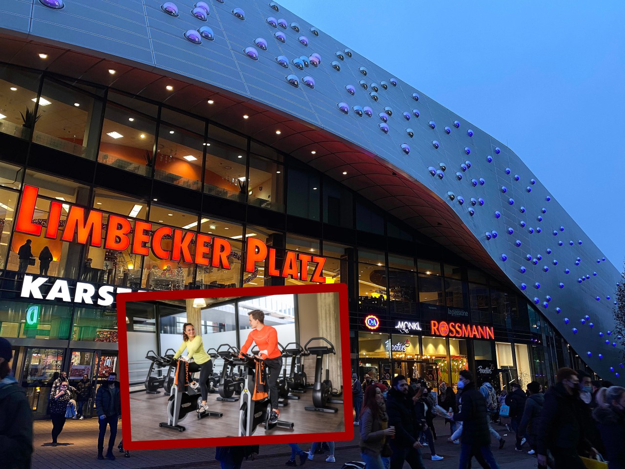Am Limbecker Platz in Essen öffnet das FitX-Fitnessstudio. 