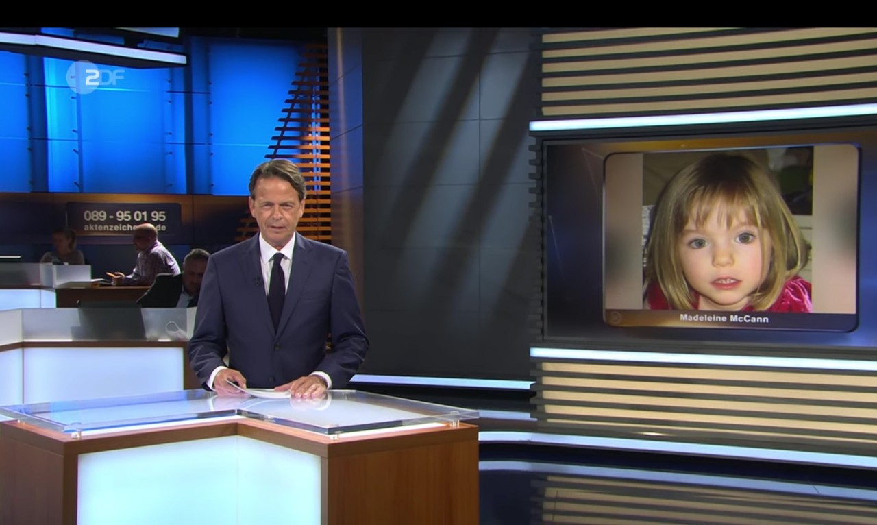 Maddie McCann: Der Vermisstenfall in der ZDF-Sendung „Aktenzeichen XY... ungelöst“ im Juli 2020.