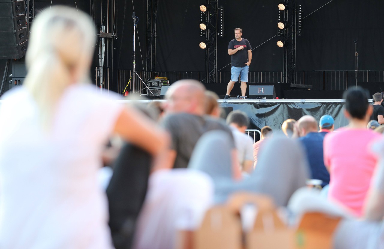 Martin Rütter bei einem Auftritt in Erfurt am 5. August 2020.