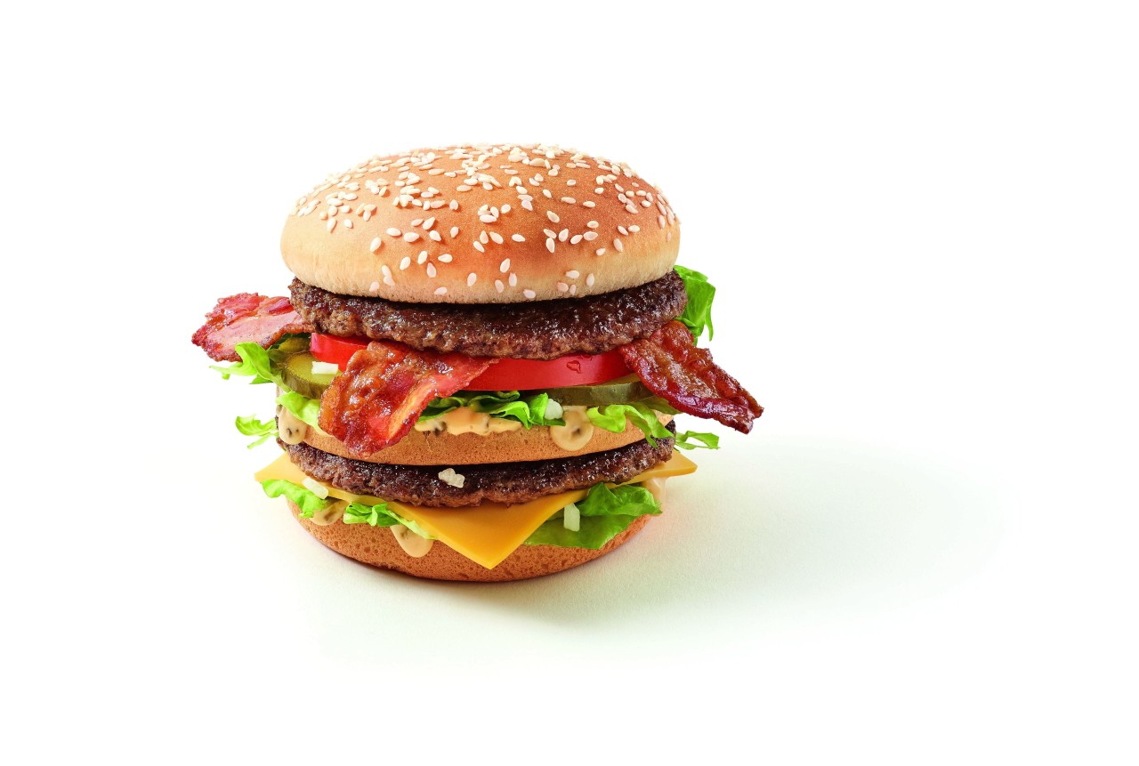Der Big Mac von McDonald's im neuen Gewand: mit Tomate und Bacon.