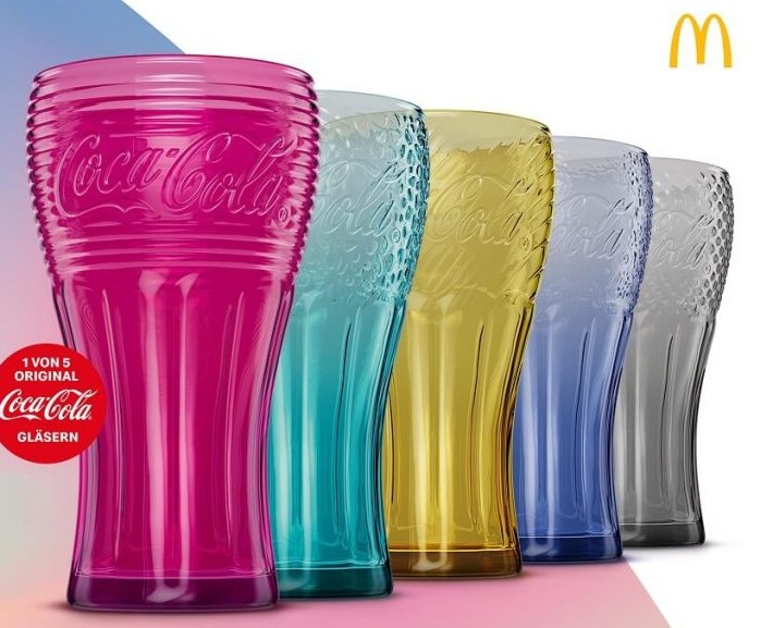 Nun gibt es sie wieder: Die Coca Cola-Gläser bei McDonald's. Eines musst du beachten, wenn ein Glas in die Finger bekommen willst.
