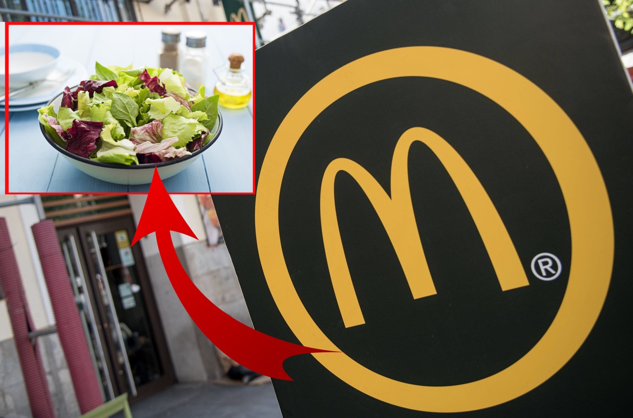 McDonald's: Eine Kundin war von dem ihr angebotenen Salat gar nicht begeistert. (Symbolbild)