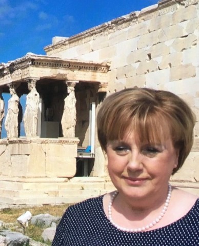 Ursula Wanecki in Athen.