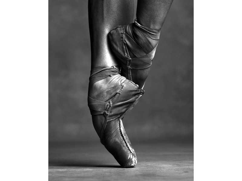 Füße der Tänzerin Celine Cassone, Les Ballets Jazz de Montreal.