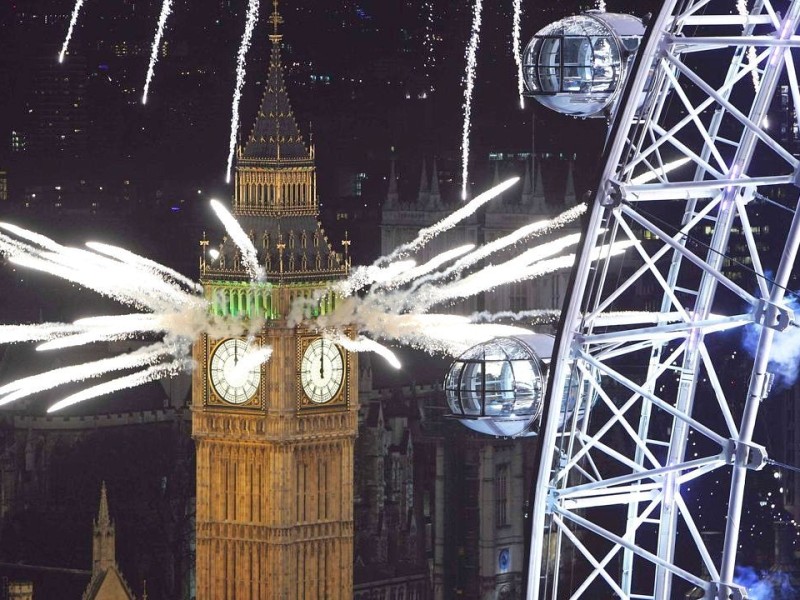 ...wird der berühmte Turm am Westminster-Palast...