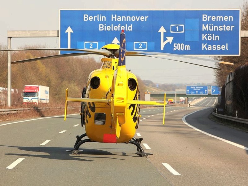 Unfall auf der A2 in Richtung Hannover (Kamener Kreuz)