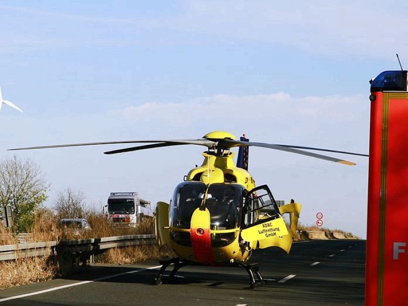 Verkehrsunfall auf der A2 zwischen der Abfahrt Kamen/Bergkamen und dem Kamener Kreuz.