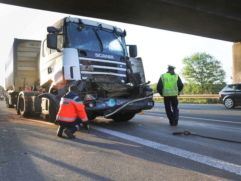 Unfall auf der Höhe A2 Höhe Paschheide am 19. Juli 2011 gegen 630