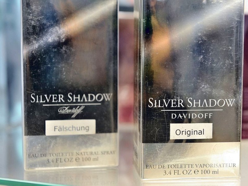 Auch vor Parfum, in diesem Fall Silver Shadow von Davidoff, mache die Fälscher nicht halt.