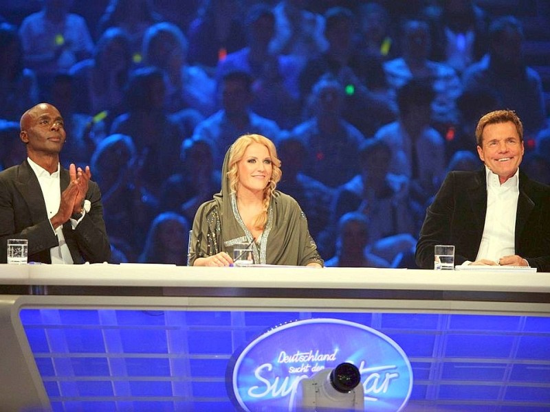 ...die Jury begeisterte. Von links: Bruce Darnell, Natalie Horler und Dieter Bohlen.