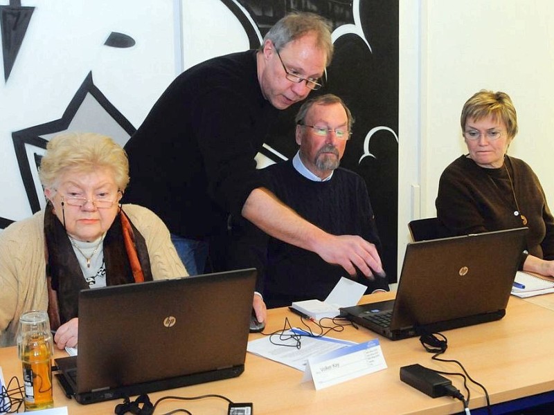 Computerkurs für Senioren.