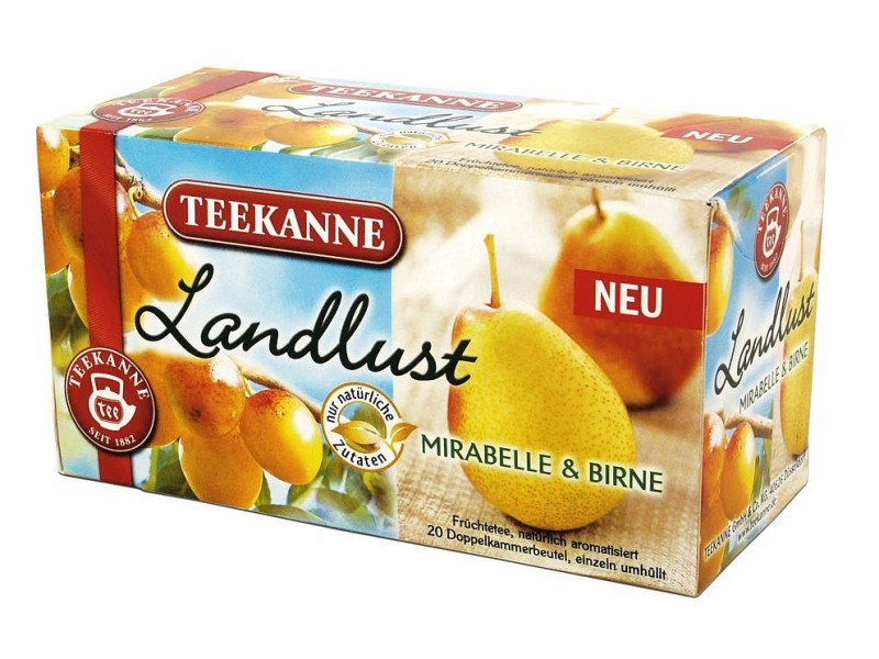 Auf die Nominierungsliste kam zudem der Tee Landlust Mirabelle & Birne von Teekanne. Dieses Produkt sei ein Standard-Industrie-Früchtetee, der nur teurer verkauft werde, erklärte Foodwatch.