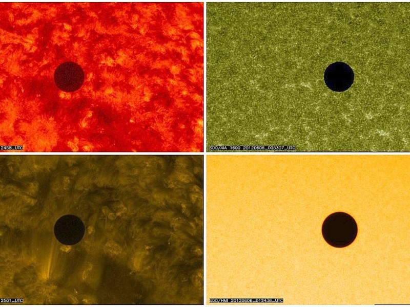 Verschiedene Aufnahmen von Nasa-Teleskopen.